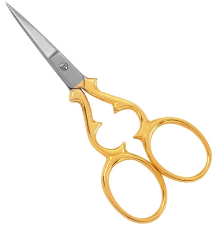 Slik / Linen Half Gold Scissors